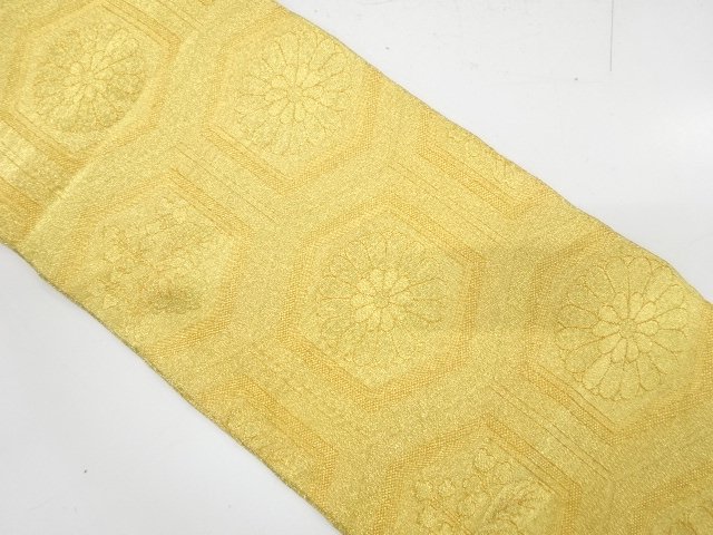 JAPANESE KIMONO / ANTIQUE NAGOYA OBI / SILK / WOVEN PAULOWNIA